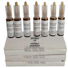 700002753 Waters A Quart Fluorescence Test Solutions Kit P/n Expired 10ml 7 Ampules