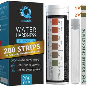 Doublecheck200 Weaqua Hardness200ca Water Hardness Test Kit - Strips With Sample Cup Hard