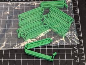 Pa6.6 Weland Pa-50 9x Pa 50 Weloc Green Clips 2 Inch 50mm Tube Sealer Tygon Masterflex Lab Pa6.6 Weland Pa-50 9x Pa 50 Weloc Green Clips 2 Inch 50mm Tube Sealer Tygon Masterflex Lab