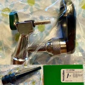 21760 Welch Allyn Veterinary Otoscope Macroview Operating Type 3.5 Volt Halogen