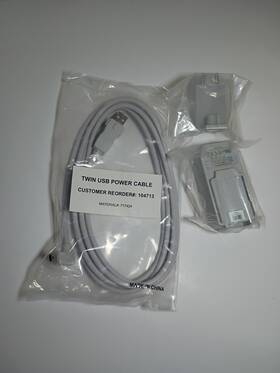 Mesp2005a1881 Welch Allyn New Gs 777 Power Supply Twin Usb Cable 104713