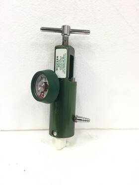 Xa-2841-g Western Medical Oxygen Regulator With Gauge Working Free Shipping