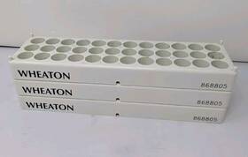868805 Wheaton Lot Of 3 - 36 Slot Vial Racks Ref Great Condition 868805 Wheaton Lot Of 3 - 36 Slot Vial Racks Ref Great Condition