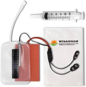 37warmer Willgoon Wuu Electric Urine Warmer Bag Kit Maintains 37 C For 4 Hours Leak Tested