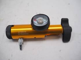 Ar-950a15b Wt Farley Air Click Style Medical Regulator 0-15 Lpm Yellow Anodize By - New Ar-950a15b Wt Farley Air Click Style Medical Regulator 0-15 Lpm Yellow Anodize By - New