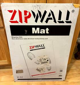 Zipwall 641877700084 Zip-wall Adhesive Mat Starter Kit White 30 Layer