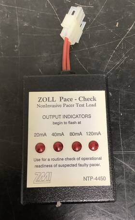 Ntp-4450 Zoll Pace-check Noninvasive Pacer Test Load