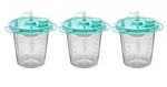 3 Bemis Rigid Suction Canister 1200 Ml Hi-flow Pour Lid 484410. Fixed Price $32.89.