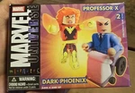 Professor & Dark Phoenix (minimates) - Mib 100% Complete. Fixed Price $20.00.