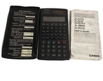 Casio FX-300W Scientific Calculator Solar Powered With Cover And Quick Reference. Fixed Price $12.99.