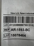 New Swivellock AR-1593-BC EXP.2028. Fixed Price $450.00.