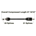 Tytaneum Heavy Duty Front Right Cv Axle Can-am Defender Pro HD10 4X4 Dps 20-21. Fixed Price $134.77.