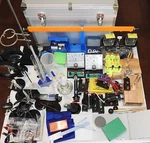 School Physics Lab Experiment Kit Set Mechanics Electromagnetism Optics New. Fixed Price $399.90.