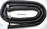 2-PACK Black 25FT Phone Long Handset Cord Uniden Sbc Tyler Trisonic 1380 Bk. Fixed Price $15.49.