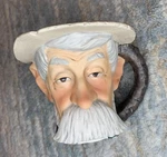 NRM-5 Saturday Evening Post Norman Rockwell Dave Grossman Toby Mug Character Jug. Fixed Price $18.85.