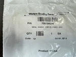 Waters Seal, Wash, .0787 Id, Fixed - 2PK, 700006048. Fixed Price $218.60.