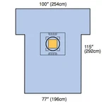 3M Steri-drape Cesarean Section With Ioban 2 Incise Film And Clear Screen. Fixed Price $277.48.
