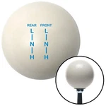 Blue Pattern 57N Ivory Knob W/ M16X1.5 Insert Shifter Auto Manual. Fixed Price $89.95.