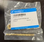 New Genuine Agilent 5181-7479 1/8" Brass Nut & Ferrule Set, Pack Of 10 Pcs. Fixed Price $59.00.