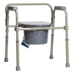 Dynarex 10372C Commode Chair, Gray, Steel. Fixed Price $62.19.