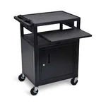 Luxor LP34CLE-B Av Cart Shelves Cabinet Front Pullout. Fixed Price $442.81.
