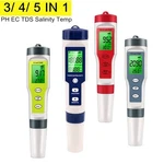 Ph/tds/ec/salinity/temperature 5 1 Digital Water Quality Meter Tester Tool Us. Fixed Price $30.88.