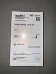 Applied Biosystems Thermo Fisher Empty Array Card Kit 4351471 2024-09-26 (new). Fixed Price $51.00.