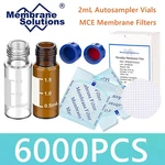 6000PCS 2ML Autosampler Vials 9-425 Caps Mce Membrane Filter 47MM 0.45UM Gridded. Fixed Price $18.79.