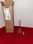 Pyrex Glass Class 100ML Tc Volumetric Flask W/ Stopper 5680-100. Fixed Price $22.50.