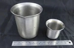 Bundle: Vollrath Stainless Steel Beakers, 250ML, #80050 #80250. Fixed Price $25.40.