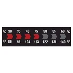 Digi-sense Reversible 7-POINT Horizontal Temperature Label Black/red, 30-60C/.... Fixed Price $80.06.