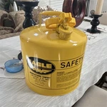 Eagle UI-50 Sy Type Safety Can Gallon Yellow Durable Metal Container. Fixed Price $49.36.