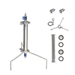 45G 12" SS304 Vacuum Chamber/tube Plant Essential Oil Extractor With Tripod Us. Fixed Price $95.00.