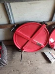Pig One Hand Burpless Drum Funnel 5.5" X 7" DRM1032-RD. Fixed Price $145.59.