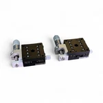Optosigma Crossed-roller Aluminum Linear Transition Stage 40X40MM (lot Of 2). Fixed Price $87.45.