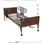 Drive Devilbiss Healthcare Half Length Bed Rail No Gap Style Brown Vein 15201BV. Fixed Price $69.90.