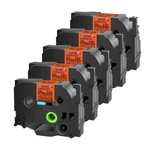 5X 24MM TZE-B51 Compatible For Brother P-touch PT-2600 Fluo Orange Label Tape. Fixed Price $29.98.