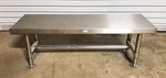 Metro GB1648S Stainless Steel Cleanroom Gowning Bench 48" X 16". Fixed Price $850.00.