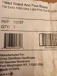 Drive Devilbiss 15537 Head & Foot Board,motor Hand Control For Delta 15033 Bed. Fixed Price $299.99.