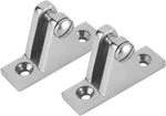2 Pcs Marine Boat Deck Hinge Mount Bimini Top Fitting Hardware 316 Stainless Ste. Fixed Price $24.99.