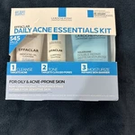 Roche Posay Effaclar Daily Acne Essentials Kit 2M Supply Exp 01/2027. Fixed Price $35.00.