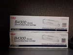 Genuine Oki B4300 Series Black Toner Cartridges. Fixed Price $43.80.