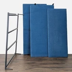 Room & Hanson Blue King Frame With Headboard Footboard. Fixed Price $387.00.