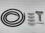 Zimmer Air Dermatome W Drive Gas Hose + 4X Plate Blade Ref 00-8801-001-00. Fixed Price $1430.00.