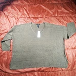 Nwt Eileen Fisher 100% Organic Linen V-neck Box Top Sweater 3XL Brown Msrp: $198. Fixed Price $78.13.