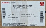 Thermo Scientific B105106-I Bioprocess Container Bag 3D Tote, 250L (partial Box). Fixed Price $660.00.