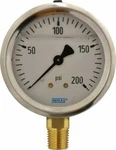 Wika 2-1/2" Dial, 1/4 Thread, 0-200 Scale Range, Pressure Gauge Lower Connect.... Fixed Price $75.69.