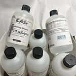 6) Oakton WD-00653-18 Conductivity Standard, 1413 S, Calibration Sol. EXP.O6/22. Fixed Price $37.00.