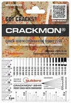 Pocket Size Crack Width Comparator Gauge - Reinforced Concrete And Masonry. Fixed Price $34.99.