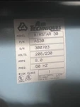 Techniques Airstar Dental Compressor, Model AS30, Serial ART300703.. Fixed Price $1200.00.